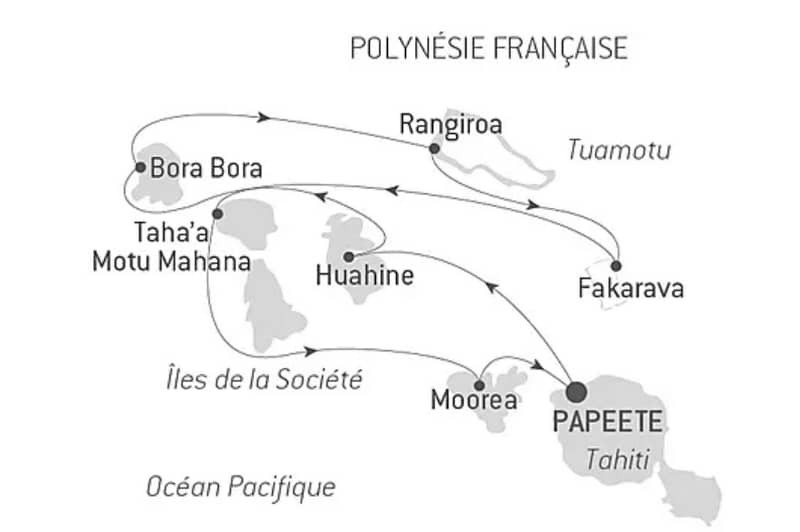 Croisire les de la Socit et Tuamotu