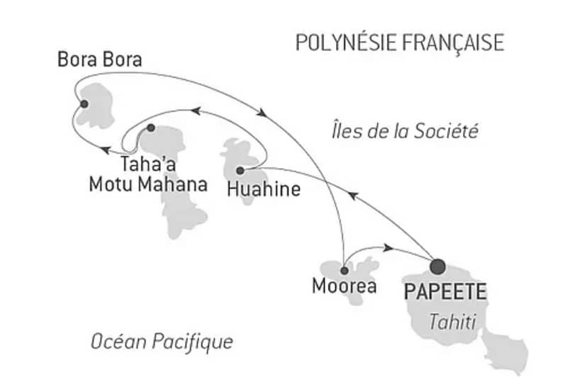 Croisire Tahiti et les les de la Socit