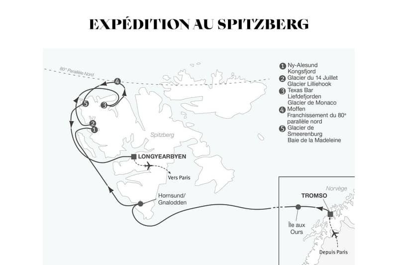 Croisière maritime : Expédition au Spitzberg