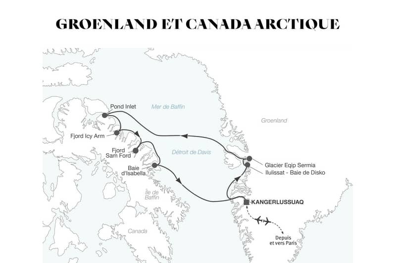 Croisire maritime : Groenland et Canada Arctique