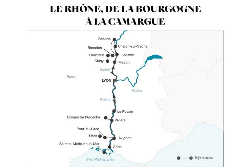 Croisire fluviale : Le Rhne, de la Bourgogne  la Camargue