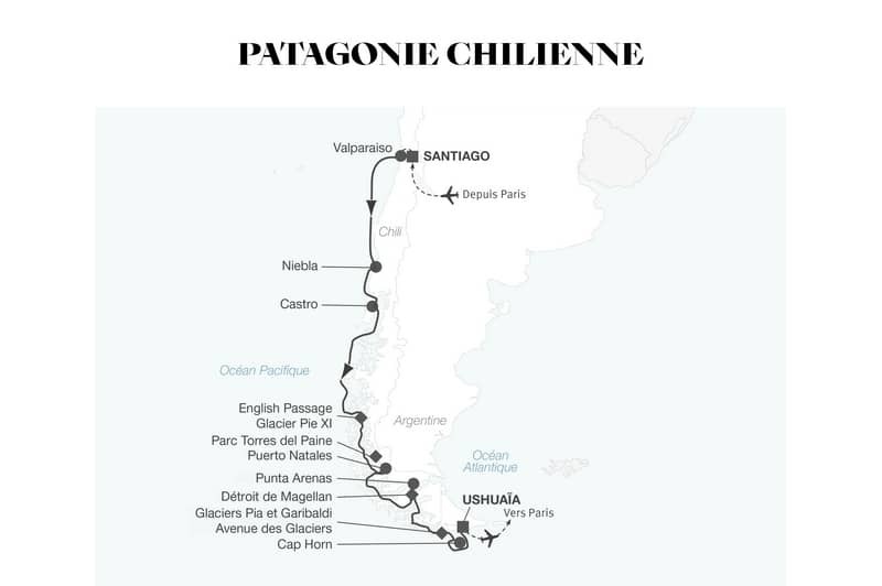 Croisire maritime : Patagonie Chilienne