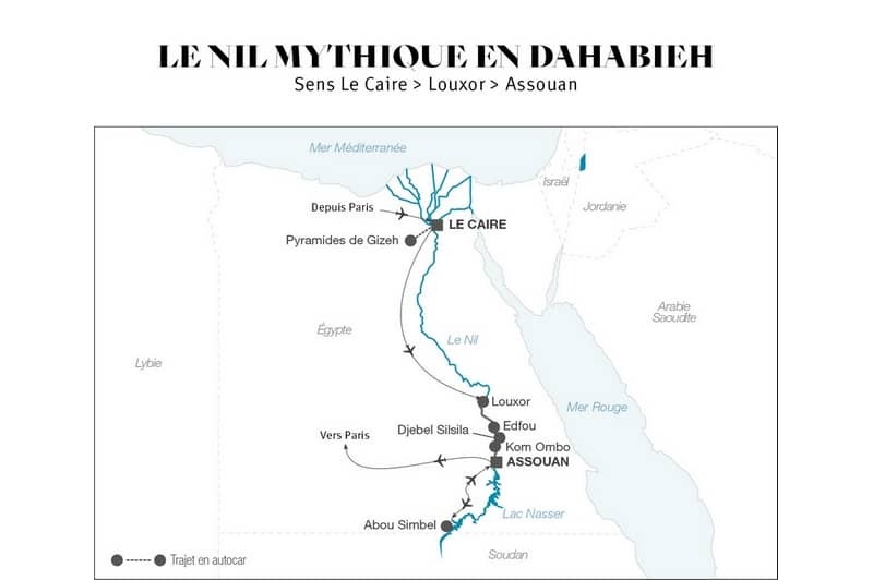 Croisière fluviale, le Nil en Dahabieh