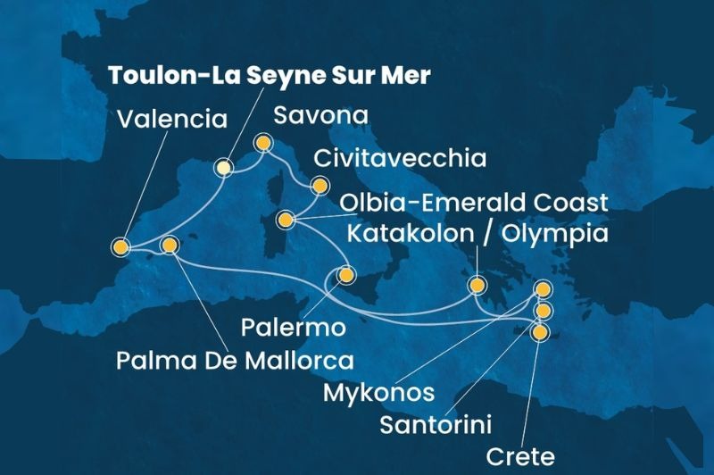 DPART DOMICILE : Espagne, Balares, Grce, Sicile & Italie