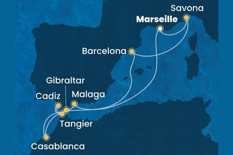 DPART DOMICILE : Italie, Espagne, Maroc & Gibraltar