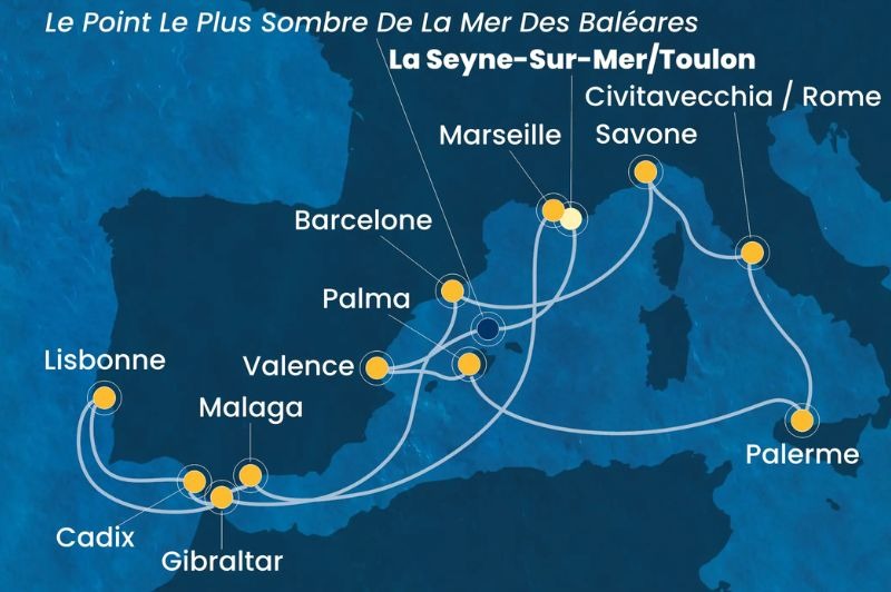 DPART DOMICILE : Espagne, Balares, Italie & Portugal