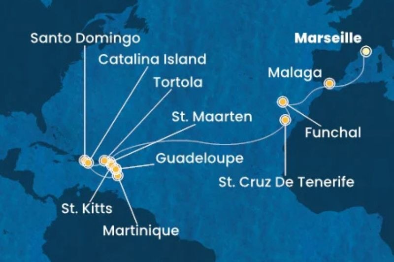 DEPART DOMICILE + VOL INCLUS : Transatlantique Carabes