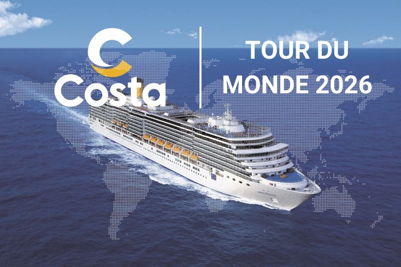 DPART DOMICILE : Tour du Monde Costa 2026