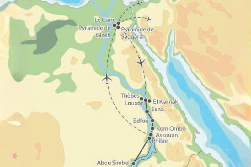 ✈ DEPART MARSEILLE : Paysages du Nil et du Caire