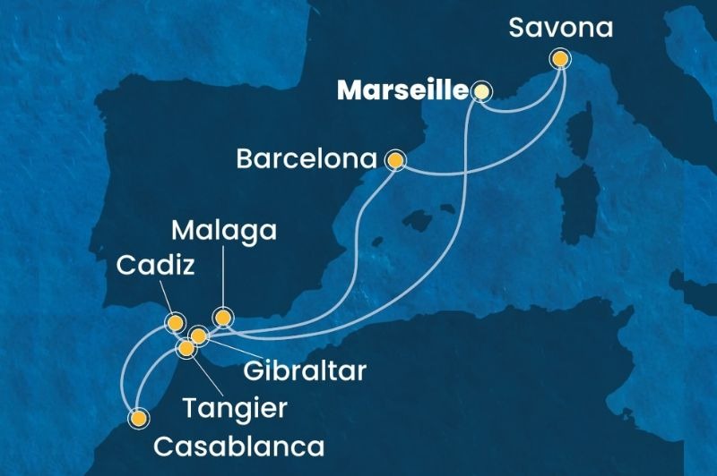 DPART DOMICILE : Italie, Espagne, Maroc  & Italie