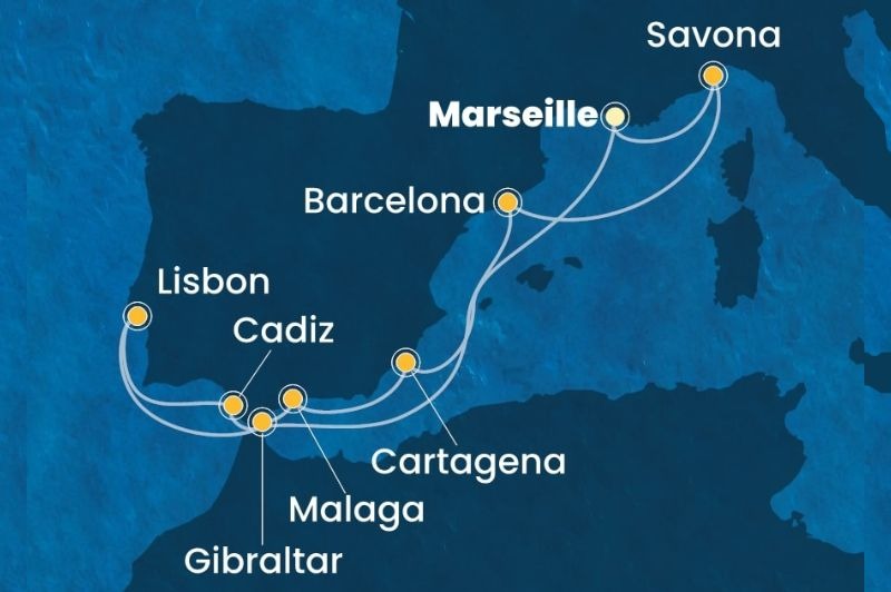 DPART DOMICILE : Espagne, Gibraltar, Portugal & Italie