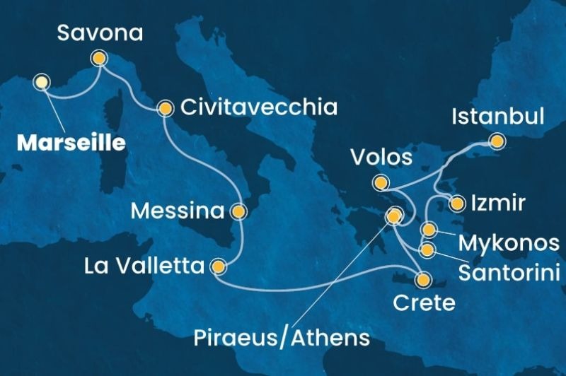 DPART DOMICILE : Italie, Malte, Grce & Turquie