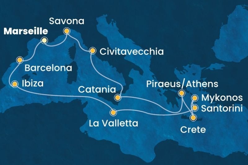 DPART DOMICILE : Italie, Grce, Malte, & Balares