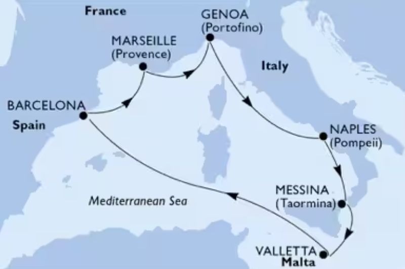 DPART DOMICILE : Italie, Sicile & Espagne