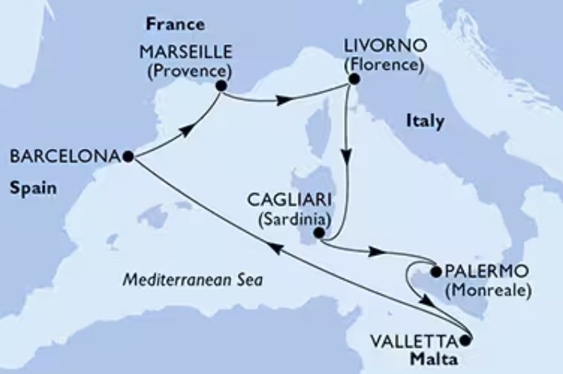 DPART DOMICILE : Italie, Malte & Espagne