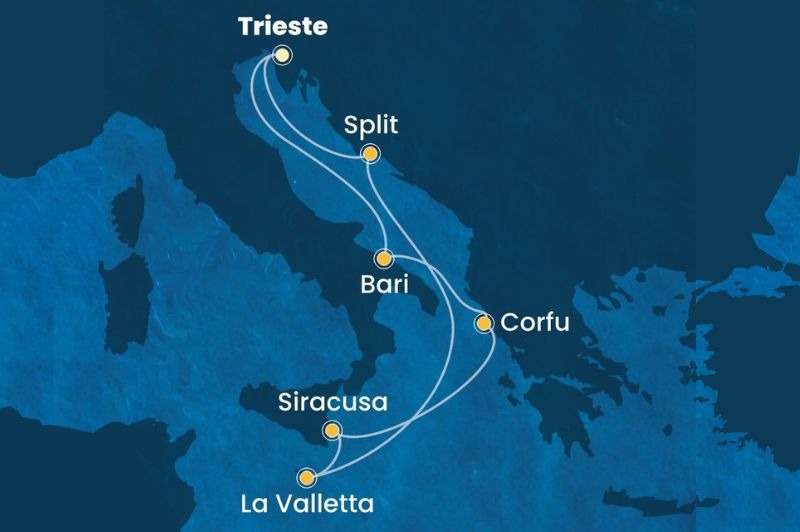 DPART DOMICILE : Italie, Grce, Malte & Croatie