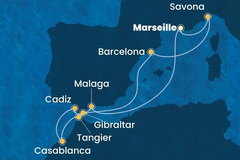 DPART DOMICILE : Italie, Espagne, Maroc & Gibraltar