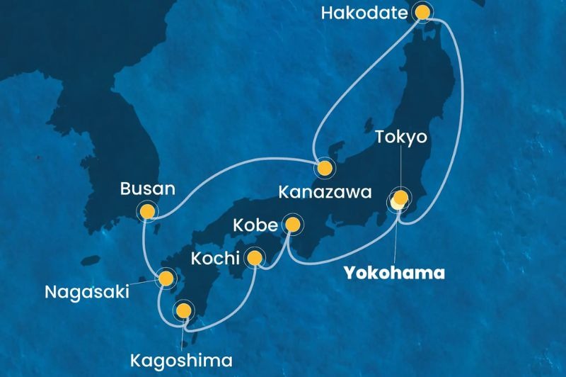 ✈ DEPART NICE / MARSEILLE : Tour du Japon