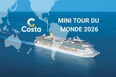 DPART DOMICILE : Mini Tour du Monde Costa 2026