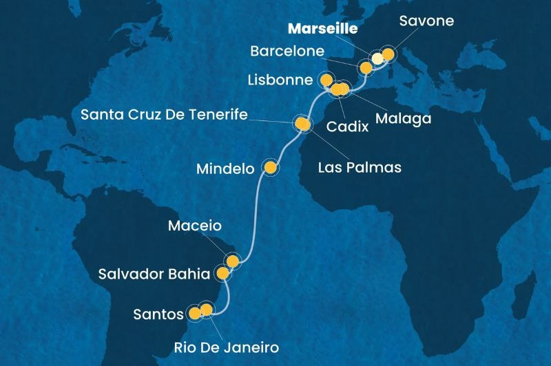 DPART DOMICILE : Transatlantique vers le Brsil