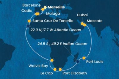 DPART DOMICILE : Transatlantique vers les Emirats
