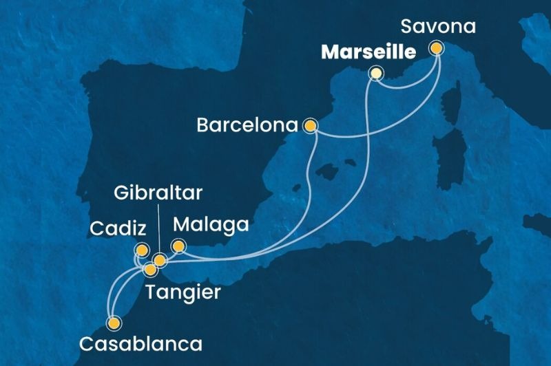 DPART DOMICILE : Italie, Espagne, Maroc & Gibraltar