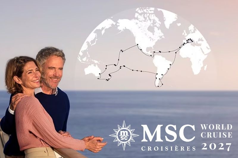DPART DOMICILE : MSC World Cruise 2027