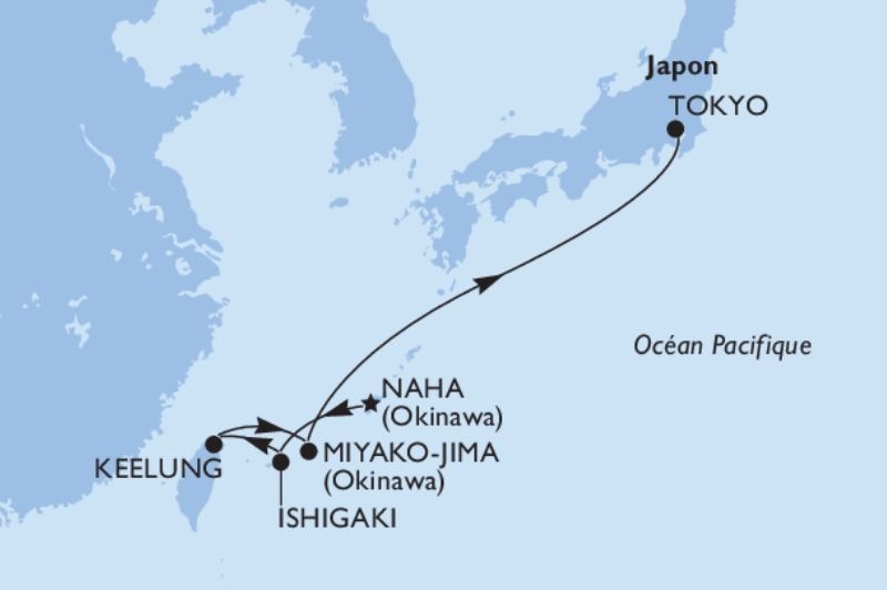 EMBARQUEMENT NAHA : Japon & Ta�wan 