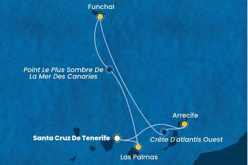 D�PART DOMICILE : �les Canaries