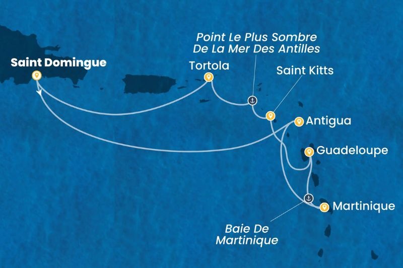 ✈ DEPART DOMICILE : Cara�bes vols directs Marseille inclus
