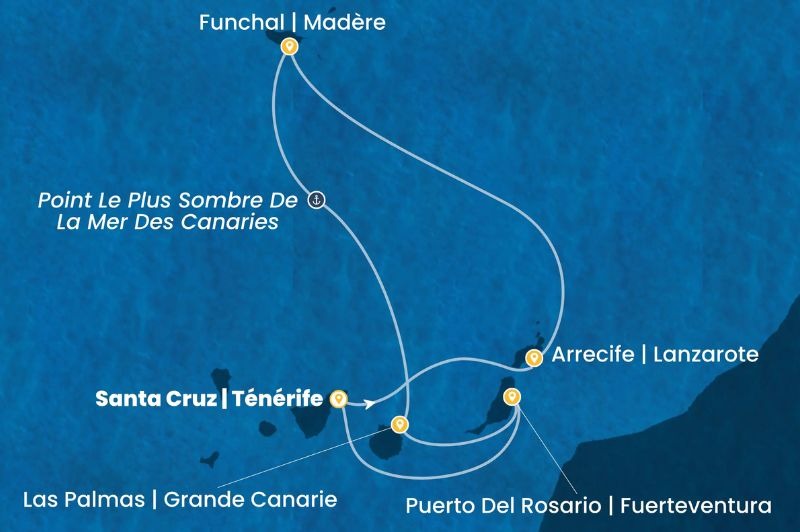 D�PART DOMICILE : Tour des Canaries 