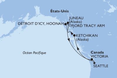 EMBARQUEMENT SEATTLE : Alaska & Canada