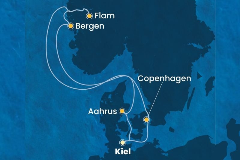 D�PART DOMICILE : Danemark & Norv�ge 