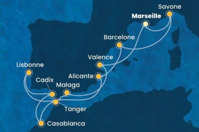 D�PART DOMICILE : Espagne, Portugal & Maroc