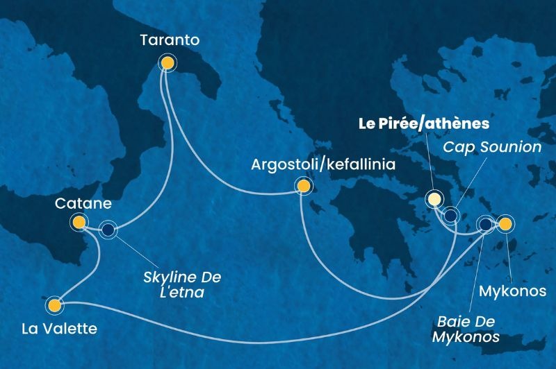 D�PART DOMICILE : Gr�ce, Malte & Italie