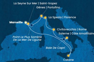 D�PART DOMICILE :  C�te Ouest Italienne