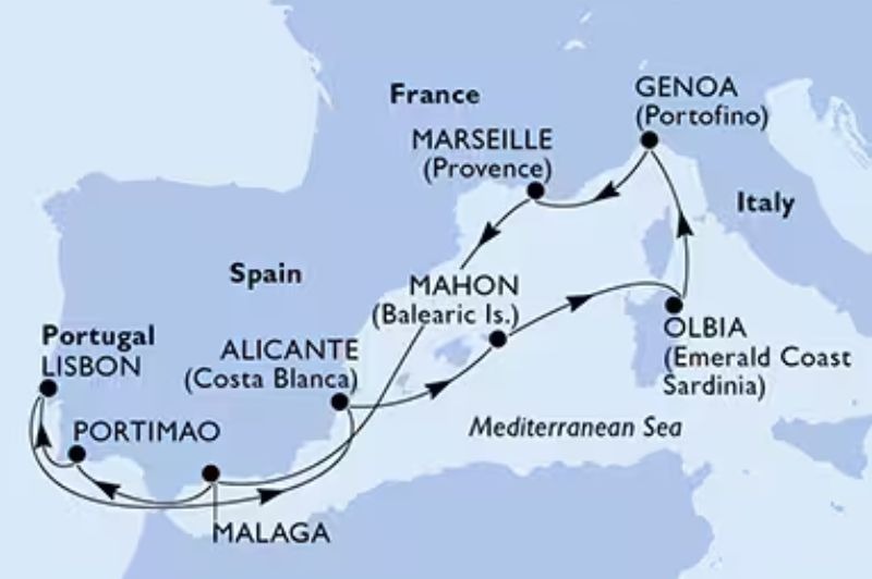 D�PART DOMICILE : Espagne, Portugal & Italie