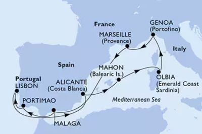 D�PART DOMICILE : Espagne, Portugal & Italie