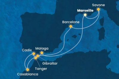 D�PART DOMICILE : Italie, Espagne, Maroc & Gibraltar