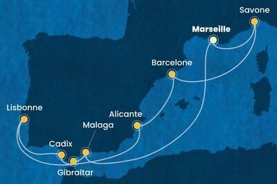 D�PART DOMICILE : Italie, Espagne, Portugal & Gibraltar