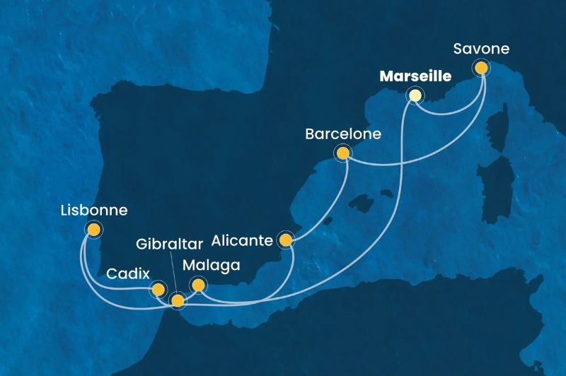 D�PART DOMICILE : Italie, Espagne, Portugal & Gibraltar 