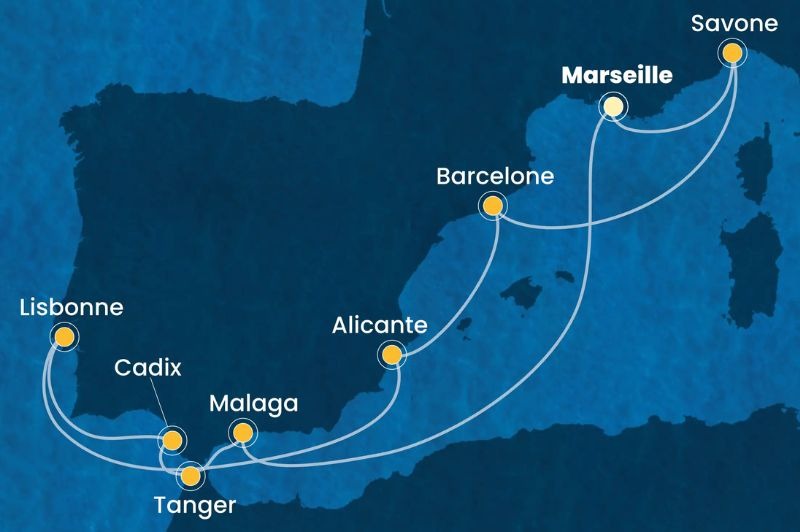 D�PART DOMICILE : Italie, Espagne, Portugal & Maroc