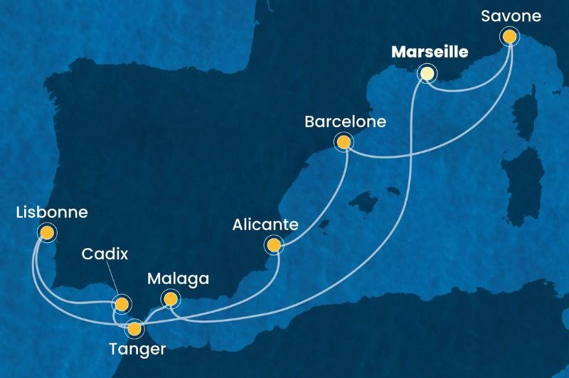 D�PART DOMICILE : Italie, Espagne, Portugal & Maroc