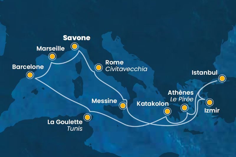 Croisi�re ma�onnique et philosophique : Rivages M�diterran�ens
