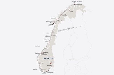 🇫🇷 La Ligne du Cap Nord - Aller/Retour - Langue fran�aise � bord